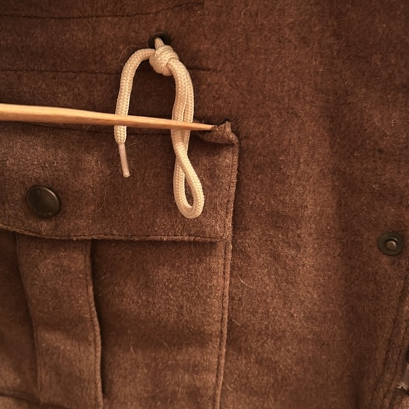 Barbour Kingston Hooded Wool Field Jacket - Medium - Picture 5 of 5